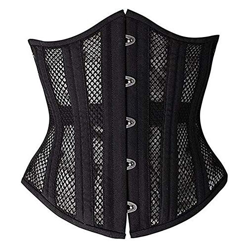 Woboren Mujer 26 Acero Varillas Tarea Pesada Waist Trainer Cincher Corsé Shaper para Bajar de Peso