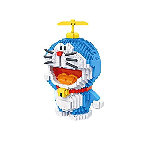 XFHJDM-WJ Muñeca Doraemon Pequeño Grano Diamante bloques de construcción de montaje modelo decoración boutique juguete alcancía