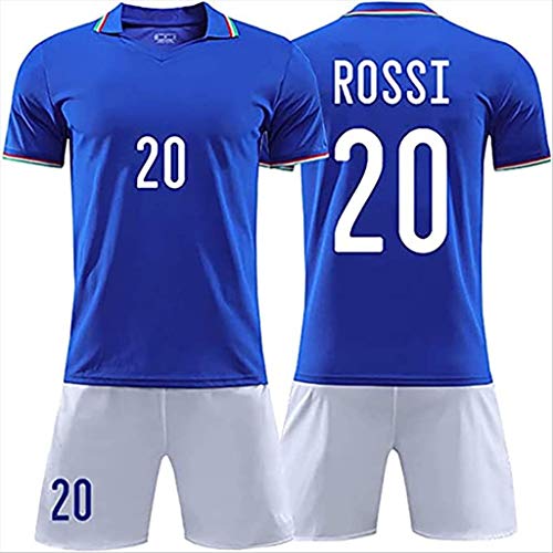 XIETARPAULIN Italia 1982 Jersey de la Copa del Mundo de los Hombres, Juego Retro de la Camiseta de fútbol, ​​Uniforme de fútbol Set Regalos para los fanáticos