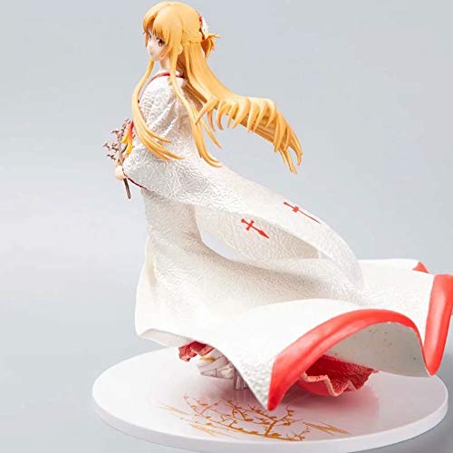 Yifuty Sword Art Online Asuna White WuGou, Changing Face Special Edición Modelo Figura Boxed Figura Navidad Regalo Caracteres Modelo Estatua