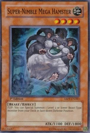 Yu-Gi-Oh! - Super-Nimble Mega Hamster (ABPF-EN083) - Absolute Powerforce - 1st Edition - Super Rare by Yu-Gi-Oh!