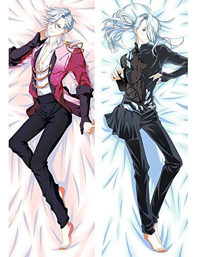 Zenghh Funda de Almohada Doble Cara Yuri !!!En Ice Victor Nikiforov 150x50cm, 160x50cm (59 X 19.6in, 63i X 19.6in) Cojín (Color : 160cm x 50cm)