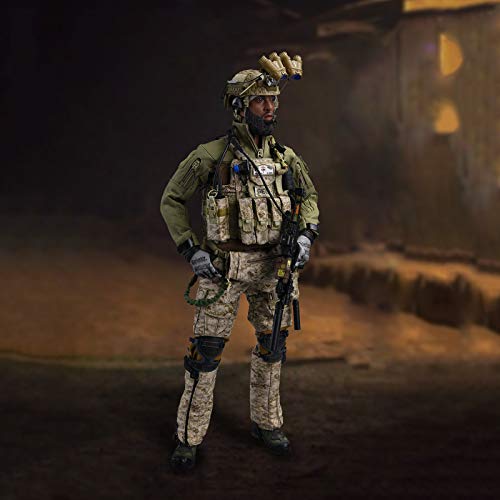 ZH 1/6 Soldado Militar Figuras De Acción Special Mission Unit Modelo De Estatua De Juguete Frozen Night Assault Muñecas De Materiales De Protección del Medio Ambiente De PVC Adornos Decorativos