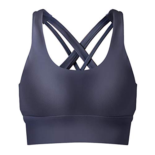 Aceshop Sujetador Deportivo para Mujer Sujetador de Yoga Acolchado sin Espalda con Tiras Sin Costuras con Buen Impacto Gimnasio Gimnasio Ropa Deportiva (M)