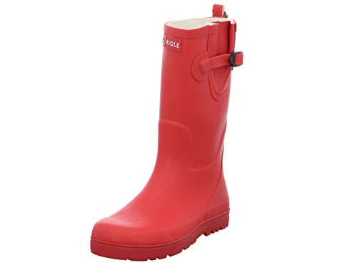 Aigle WOODYPOP, Botas de Lluvia Unisex niños, Rojo (Cerise), 24 EU