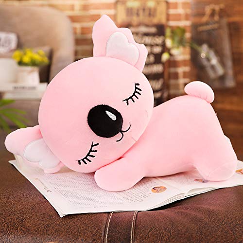 Almohada de Navidad, idea de regalo para niños, peluche, peluche, peluche, peluche, peluche, decoración para habitación de niña, niño, grande, koala XXL, color rosa, 50 cm