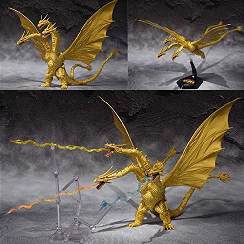 AMrjzr SHM Dragón de Tres Cabezas Godzilla Gidola Edición Especial Color Limitado Primera generación Accionable Hecho a Mano-1 Estilo-30CM