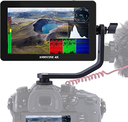 ANDYCINE A6 Plus V2-5.5 - Monitor de cámara IPS, pantalla táctil de 5 pulgadas, con 4 K, HDMI, 3D LUT y pantalla Full HD de 1920 x 1080