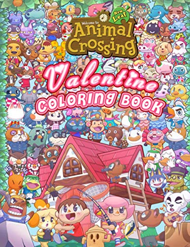 Animal Crossing Coloring Book: Animal Crossing Perfect Gift - An Coloring Book Designed To Relax And Calm with 50+ Coloring Pages