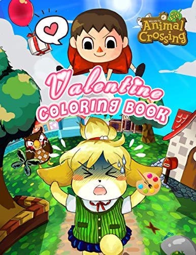 Animal Crossing Coloring Book: Animal Crossing Perfect Gift - An Coloring Book Designed To Relax And Calm with 50+ Coloring Pages