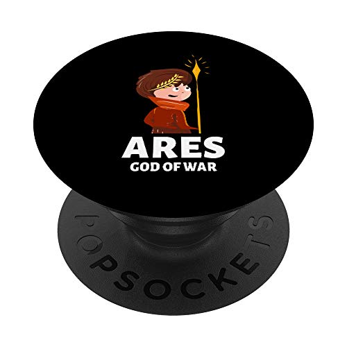Ares - Obsequio de dioses griegos de la mitología PopSockets PopGrip: Agarre intercambiable para Teléfonos y Tabletas