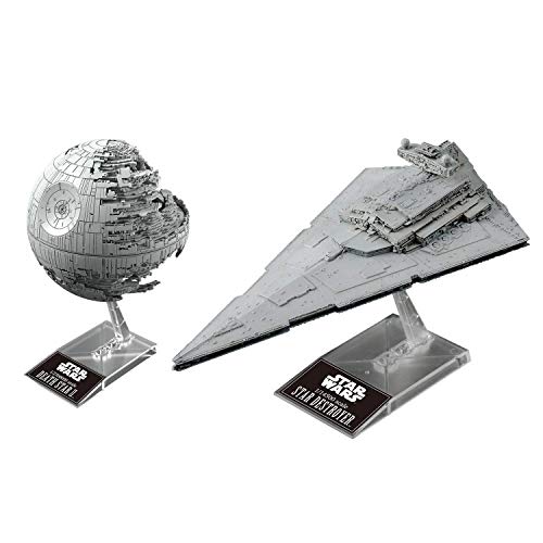 Bandai Star Wars 1 / 2,700,000 Death Star II & 1 / 14,500 Star Destroyer Plastic Model