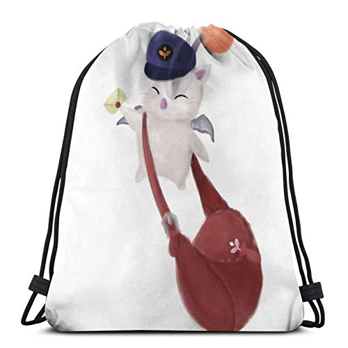 Bolsa De Saco De Gimnasia,Vbolsos De Gimnasio,Saco De Yoga,Mochila Grande,Mochila Deportiva Entrega Moogle Final Fantasy XIV