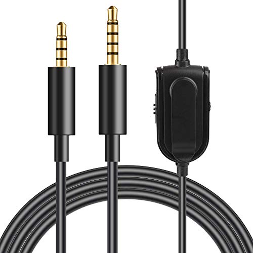 Cable de repuesto A10 A40 para control de volumen de silencio en línea para auriculares Astro A10/A40/A30/A50, cable de extensión de audio para auriculares Xbox One Play Station 4 PS4 de 6.5 pies
