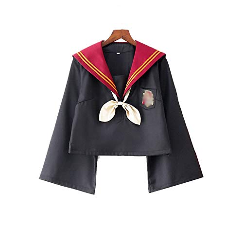 CLJ-LJ Uniforme Trajes Potter Cosplay Película Traje de Marinero Chica Anime Mujeres de Cosplay del Uniforme Escuela de Japón (Color : Blue, Size : M)