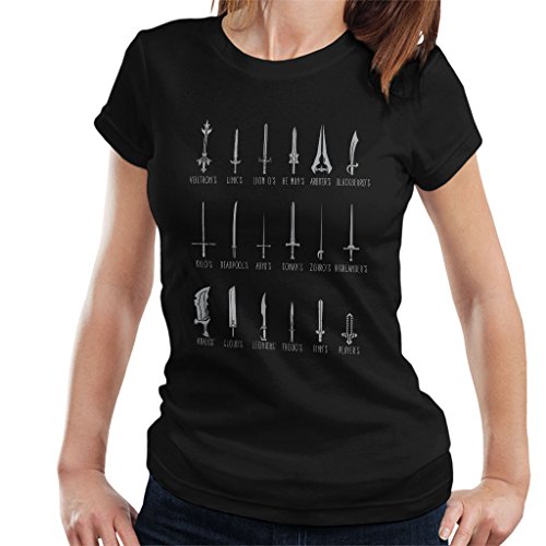 Cloud City 7 Popular Swords Fantasy Sci Fi Women's T-Shirt