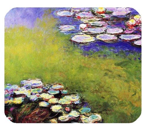 Colorido Hermosa Fantasía Encantadora Arte Único Flor Linda Agua NINFA Loto Aceite Acuarela Pintura Rectángulo Mousepad Personalizar Mousepad