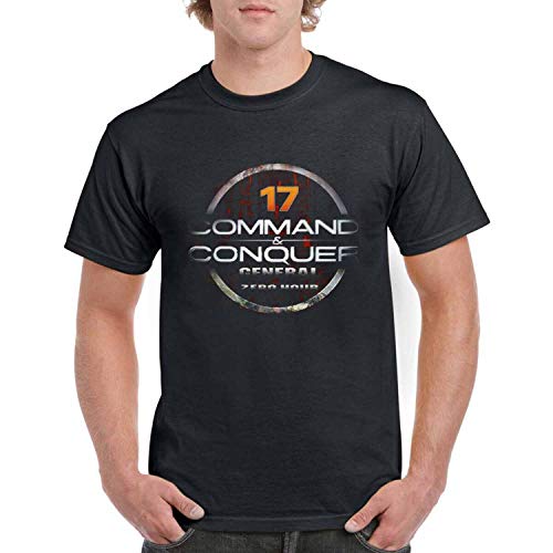 Command and Conquer Generals Zero Hour tee New Men's Black T-Shirt Size