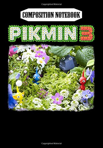 Composition Notebook: Nintendo Pikmin 3 Floral Logo Poster, Journal 6 x 9, 100 Page Blank Lined Paperback Journal/Notebook