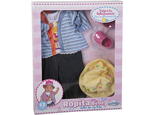 CUCOSITO Conjunto Ropa muñeco 43-46 cm. 6 Piezas Super Osito