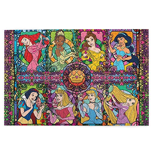 Cute Doormat Disney Fine Art Princess Collage 1000 piezas rompecabezas de dibujo divertido rompecabezas para adultos y familias