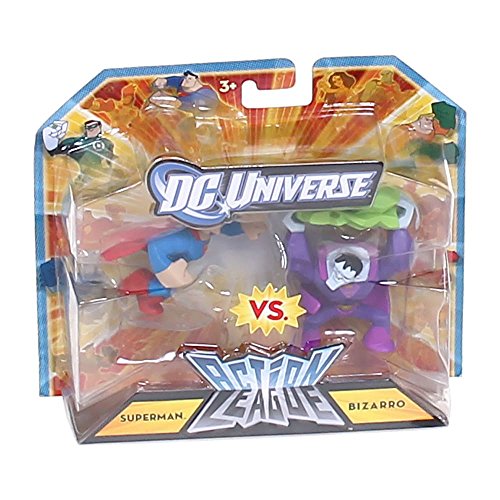 DC Universe 2.25 inch Mini Action League 2-Pack - Superman vs Bizzaro