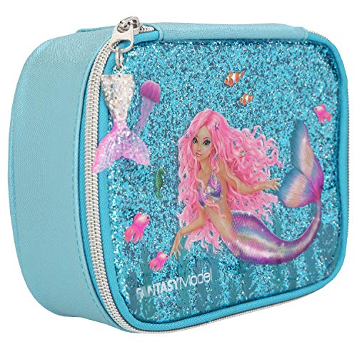 Depesche 10941 Fantasy Model Mermaid - Neceser (7 x 15 x 19 cm), Color Azul