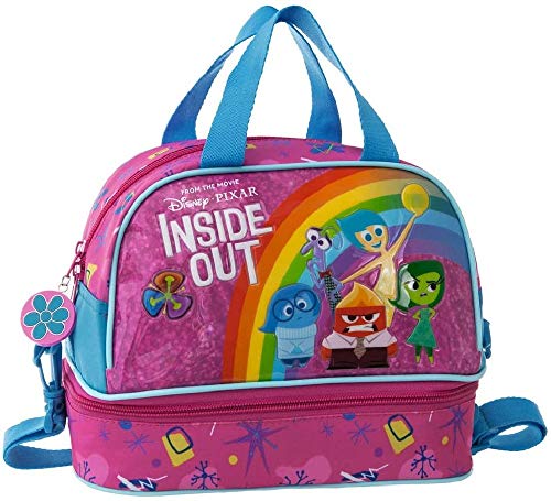 Disney Inside out Neceser Bandolera, Color Rosa, 7.125 litros