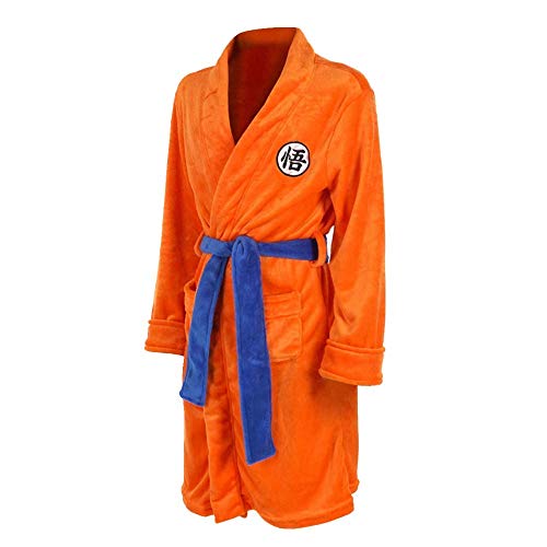 Dragon Ball Z Naruto Attack on Titan Albornoz Cosplay Son Goku Disfraz Adulto Noche Bata de Baño Ropa de Dormir Pijamas Traje de Baño Traje de Baño