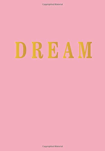 Dream: A Blank Decorative Book with Country Cities Names In Blush Pink and Gold Lettering for coffee tables, living room, bookshelves, interior design ... gift for adults, women, men, seniors