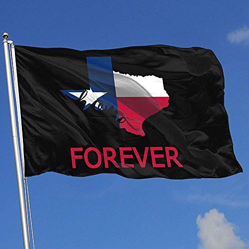 Elaine-Shop Banderas al Aire Libre Texas Forever State Flag Map 4 * 6 Ft Flag para la decoración del hogar Fanático de los Deportes Fútbol Baloncesto Béisbol Hockey