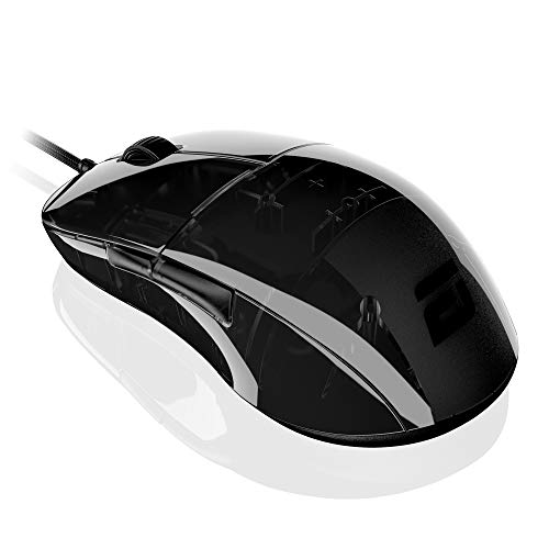 ENDGAME GEAR XM1r Ratón para Juegos - PixArt PAW3370 Sensor óptico - 50 a 19.000 CPI - 5 Botones - Kailh GM 8.0 Switches - 80 milliones de clicks - USB - ergonómico - 70g de Peso - Dark Reflex