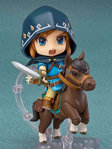 Exquisitas figuras acción The Legend Of Zelda Link Q Version Nendoroid Interchangeable Face PVC Anime Cartoon Game Personaje Modelo Estatua Figura Juguete Coleccionables Decoraciones Regalos Favorito