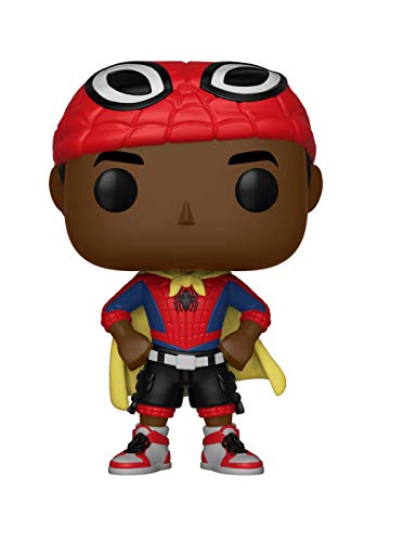 Funko - Pop: Marvel: Spider-Man Animated: Miles con Cape (Bobblehead), Multicolor, 33976