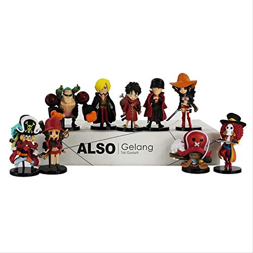 GYINK 9 Unids / Lote Anime Figuras de Acción de una Pieza 5-19 Cm PVC Linda Mini Figura Juguetes Muñecas Modelo Colección Modelo Juguetes para Niños Regalos de Cumpleaños