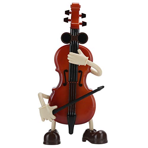 Hermoso Juguete Musical con Columpio Cello Boy Music Box Office para Sala de Estar Dormitorio