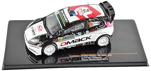 IXO- ram625 Ford Fiesta RS WRC – Monte Carlo 2016 – Escala 1/43 – Negro/Blanco