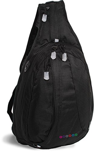 J Mundo Nueva York Stacy Sling Bag, Negro (Negro) - LD-06