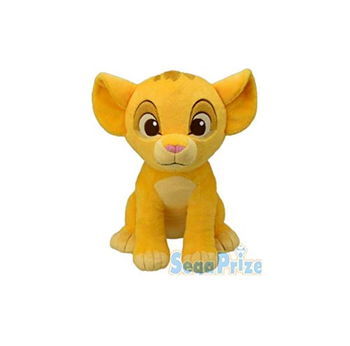 JAPAN OFFICIAL El rey León Peluche Simba Cachorro 40 cm grande sentado Disney película Sega Plush