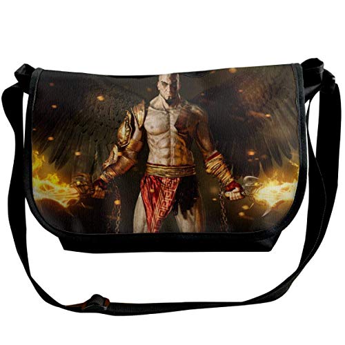 JONINOT God of War Bolsos de Hombro Crossbody Business Slim Commute Travel out-Going Cosmetics Sling Bag