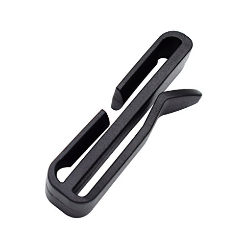 Juego de 10 hebillas de ajuste para correas, para cinturones, mochilas de campamento..., negro, 38mm(1 1/2 inch)