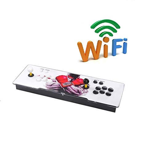 Kulukula Consola de Juegos Retro Arcade WiFi, Pandora Box RRTV 11 Soporte para máquinas recreativas Descarga de Juegos Resolución Full HD de 1280 x 720, CPU Octa Core Avanzada (4300 Juegos)