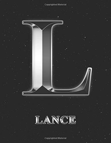 Lance: 1 Year Daily Planner (12 Months) for 2021 | Silver Effect Letter L Initial First Name | 2021 - 2022 | 365 Pages for Planning | January 21 - ... | Plan Each Day, Set Goals & Get Stuff Done