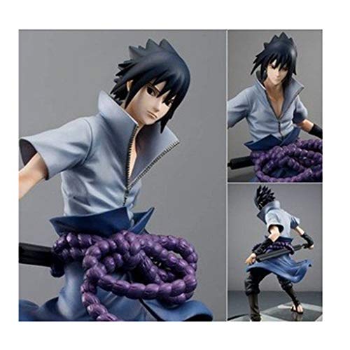 LSXLSD Modelo de Juguete Manualidades Comic Series Naruto Shippuden Uchiha Sasuke Juego Anime Modelo de componentes de Juguete Decoración