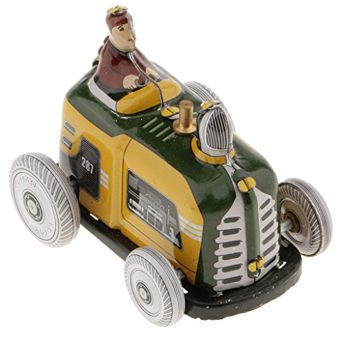 MagiDeal Vintage Wind-up Modelo Clockwork Tin Juguete Coleccionale Regalos para Niños - Tractor Diesel