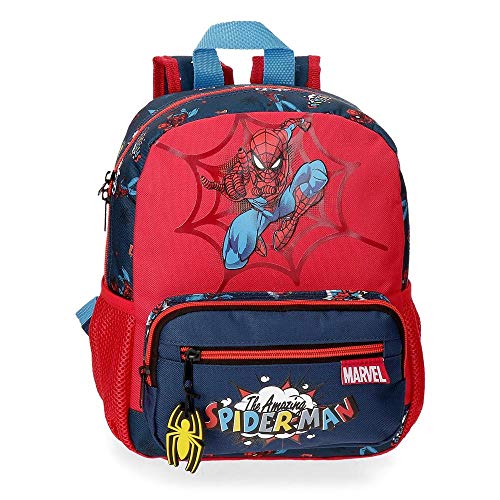 Marvel Spiderman Pop Mochila Preescolar Adaptable a Carro Multicolor 23x28x10 cms Poliéster 6.44L