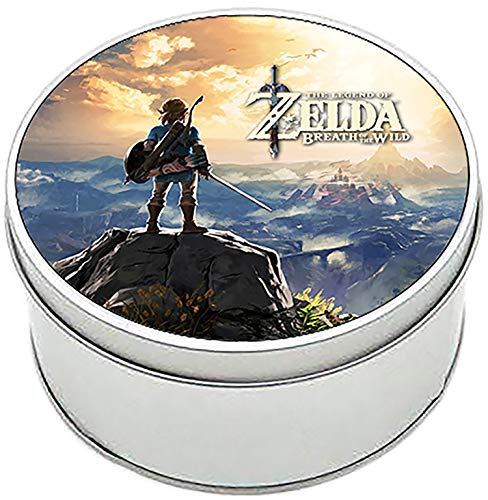 MasTazas The Legend of Zelda Breath of The Wild Caja Redonda Lata Round Metal Tin Box