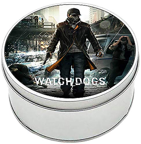 MasTazas Watch Dogs Aiden Pearce B Caja Redonda Lata Round Metal Tin Box