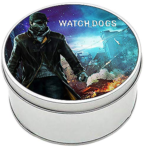 MasTazas Watch Dogs Aiden Pearce C Caja Redonda Lata Round Metal Tin Box