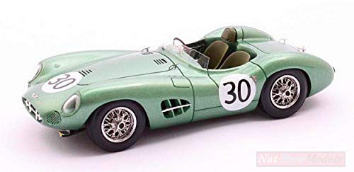 MATRIX SCALE MODELS MXR40108-013 Aston Martin DBR1 N.30 Silverstone Sports Car Race 1959 Moss 1:43 Compatible con